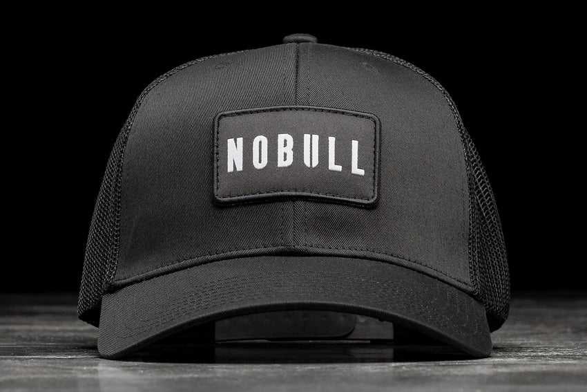 Nobull Nobull Curved-Brim Trucker Hats & Hair Accessories Black | 1760-QLYAR