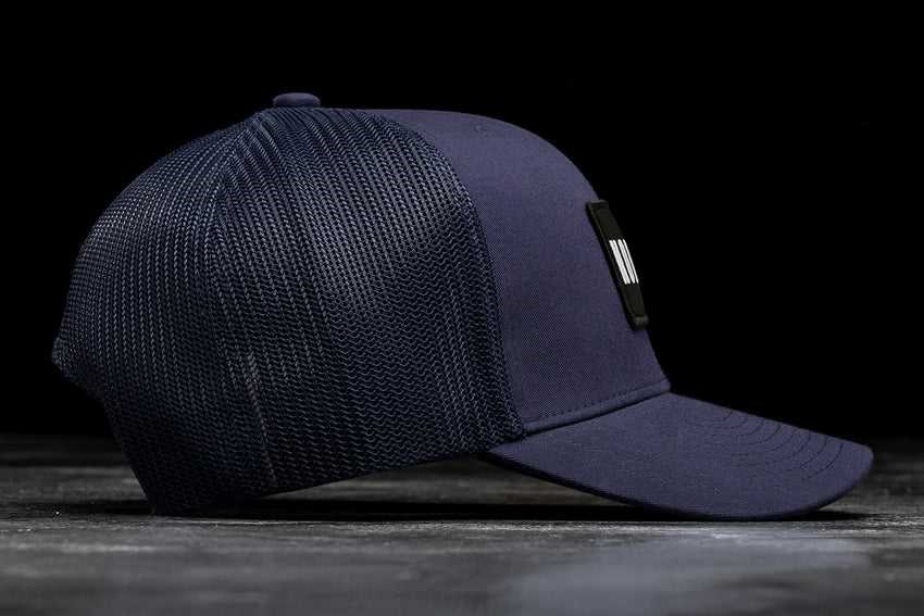 Nobull Nobull Curved-Brim Trucker Hats & Hair Accessories Navy | 4357-MGVAP