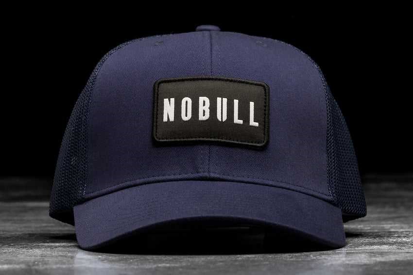 Nobull Nobull Curved-Brim Trucker Hats & Hair Accessories Navy | 4357-MGVAP