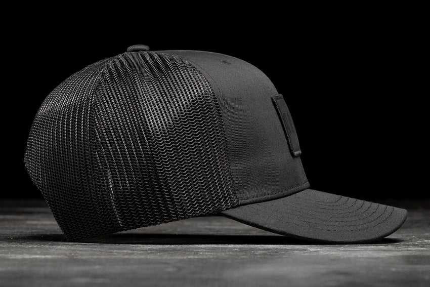 Nobull Nobull Curved-Brim Trucker Hats & Hair Accessories All Black | 6392-YXVRL