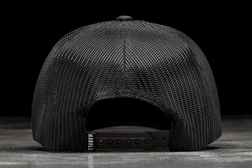 Nobull Nobull Curved-Brim Trucker Hats & Hair Accessories All Black | 6392-YXVRL