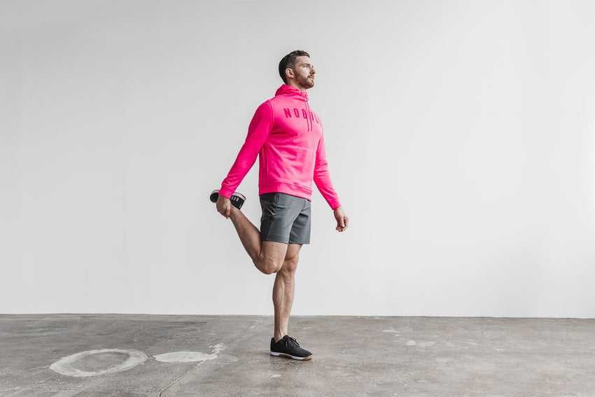 Nobull Nobull Hoodie (Neon) Outerwear Neon Pink | 9835-TWZDC