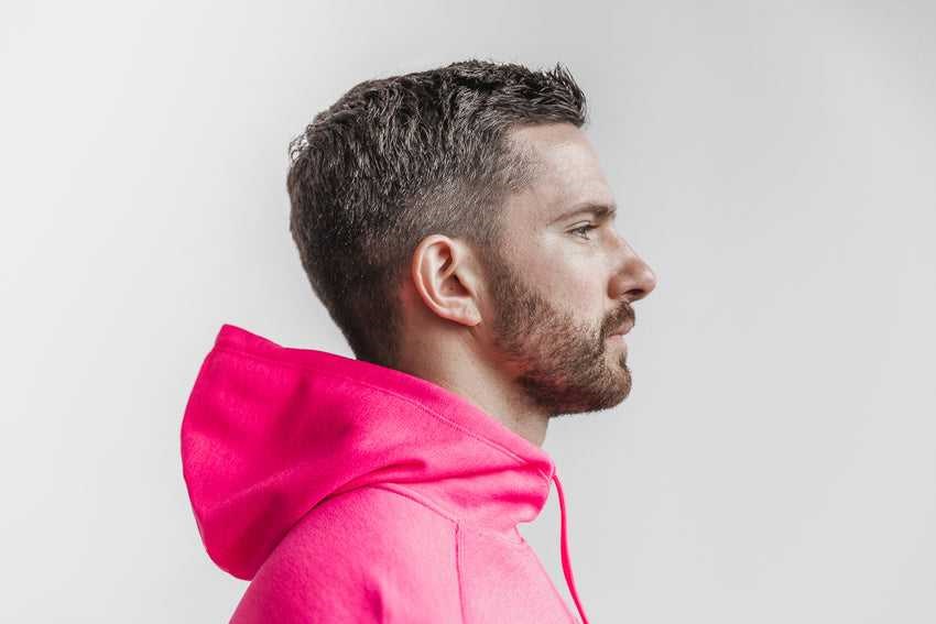 Nobull Nobull Hoodie (Neon) Outerwear Neon Pink | 9835-TWZDC