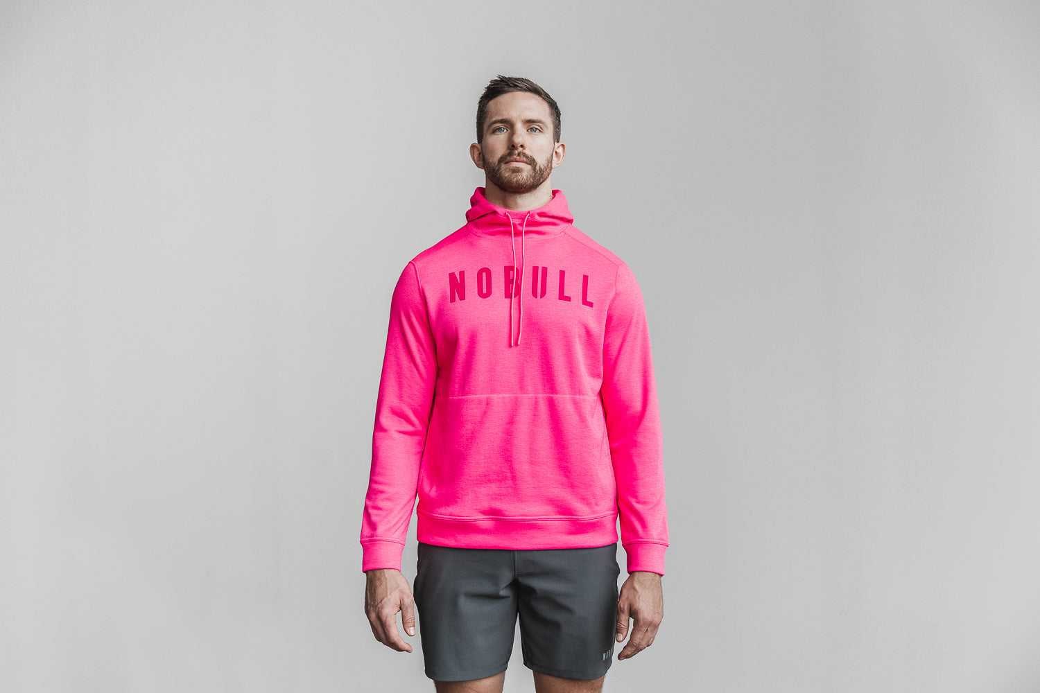 Nobull Nobull Hoodie (Neon) Outerwear Neon Pink | 9835-TWZDC