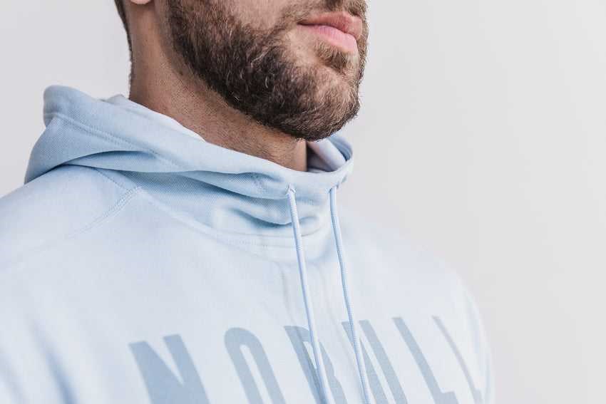 Nobull Nobull Hoodie (Ombre) Outerwear Ice Blue Ombre | 6249-AKOPY