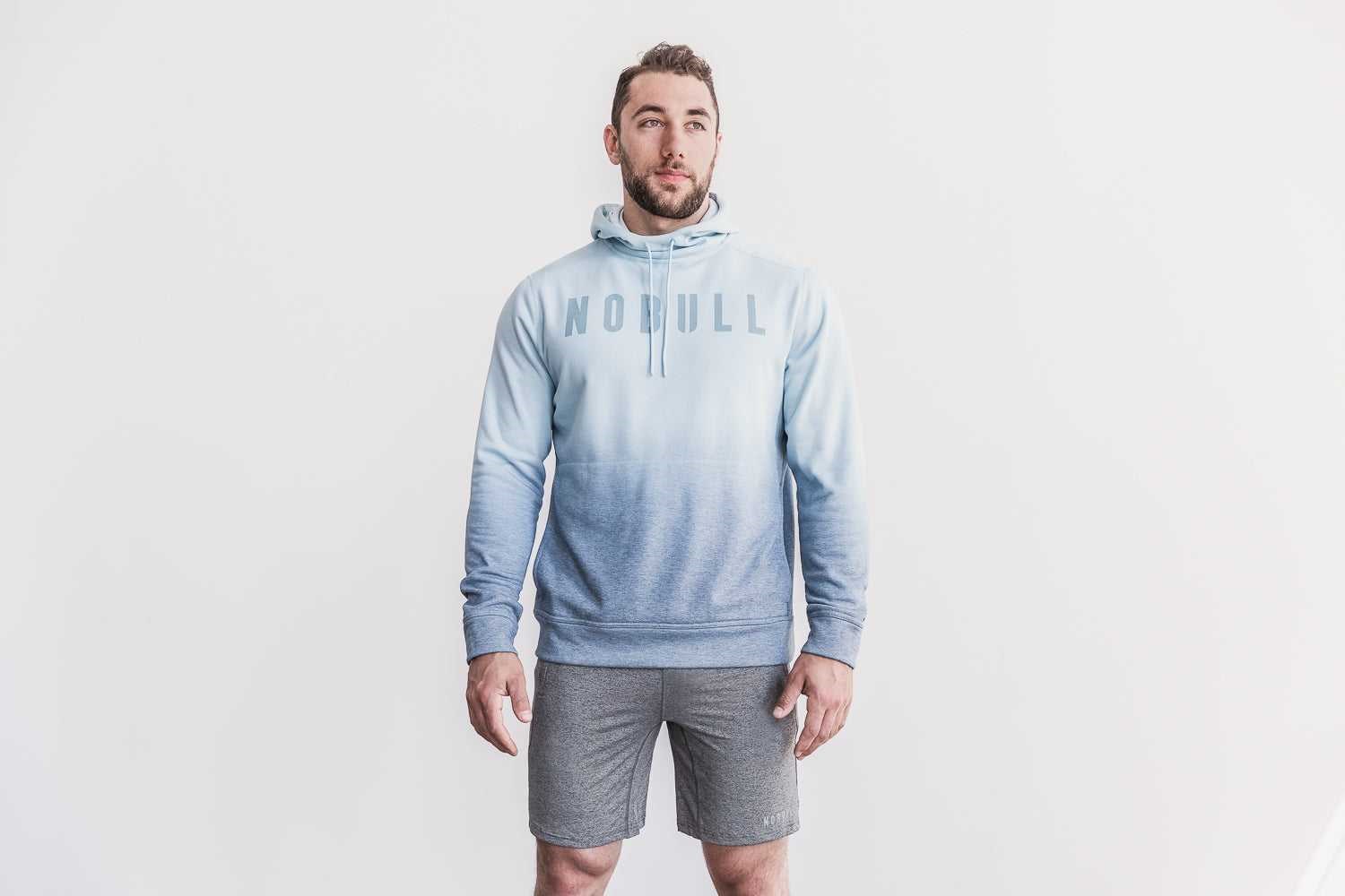 Nobull Nobull Hoodie (Ombre) Outerwear Ice Blue Ombre | 6249-AKOPY