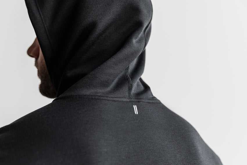 Nobull Nobull Hoodie Outerwear Black | 2956-WPKCT