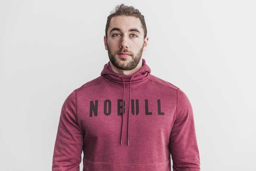 Nobull Nobull Hoodie Outerwear Cabernet | 1346-CWVAL