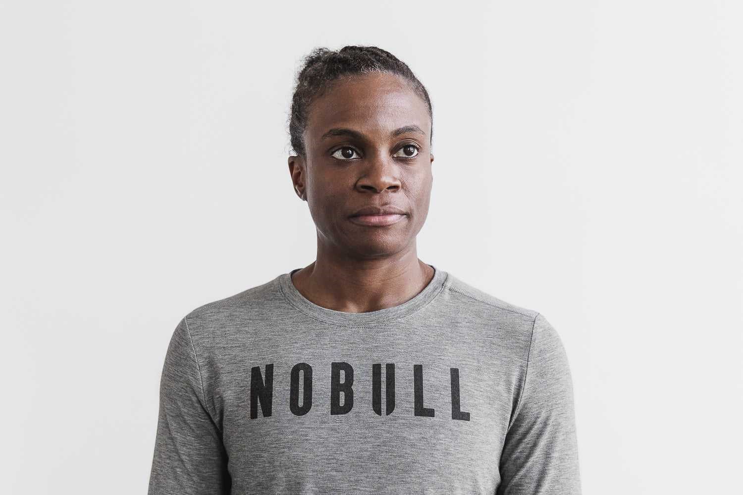 Nobull Nobull Long Sleeve Tee (Classic Colors) Tanks & Tees Heather Grey | 4038-EXASF