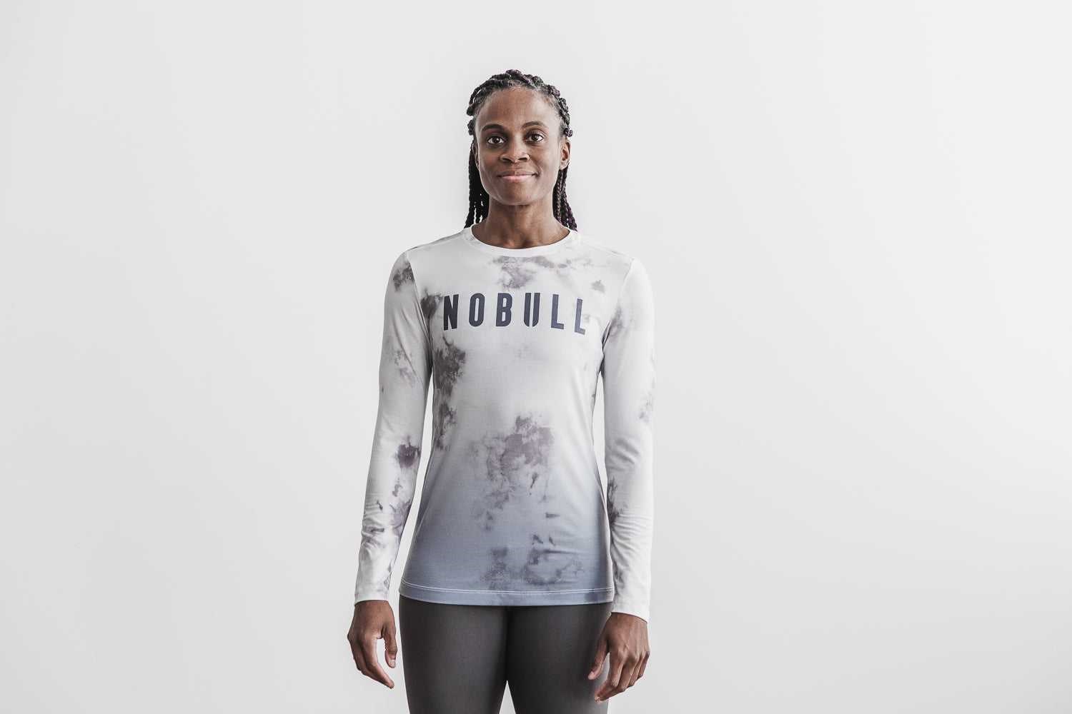 Nobull Nobull Long Sleeve Tee (Dip-Dye) Tanks & Tees White / Cloud Dip-Dye | 6842-AXDNY