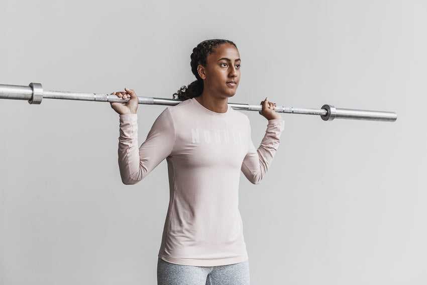 Nobull Nobull Long Sleeve Tee (Seasonal Colors) Tanks & Tees Dusty Rose | 8239-HMLFG