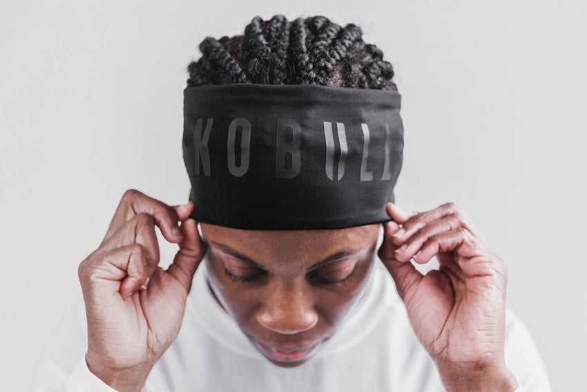 Nobull Nobull Performance Headband 4 inches Hats & Hair Accessories Black | 9871-PJUAV