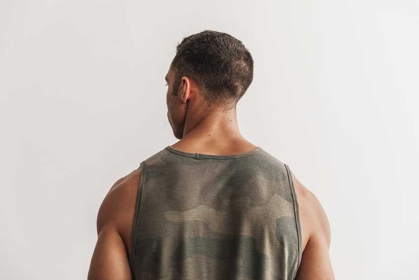 Nobull Nobull Tank (Camo) Tanks & Tees Army Green Camo | 5879-WVSGB