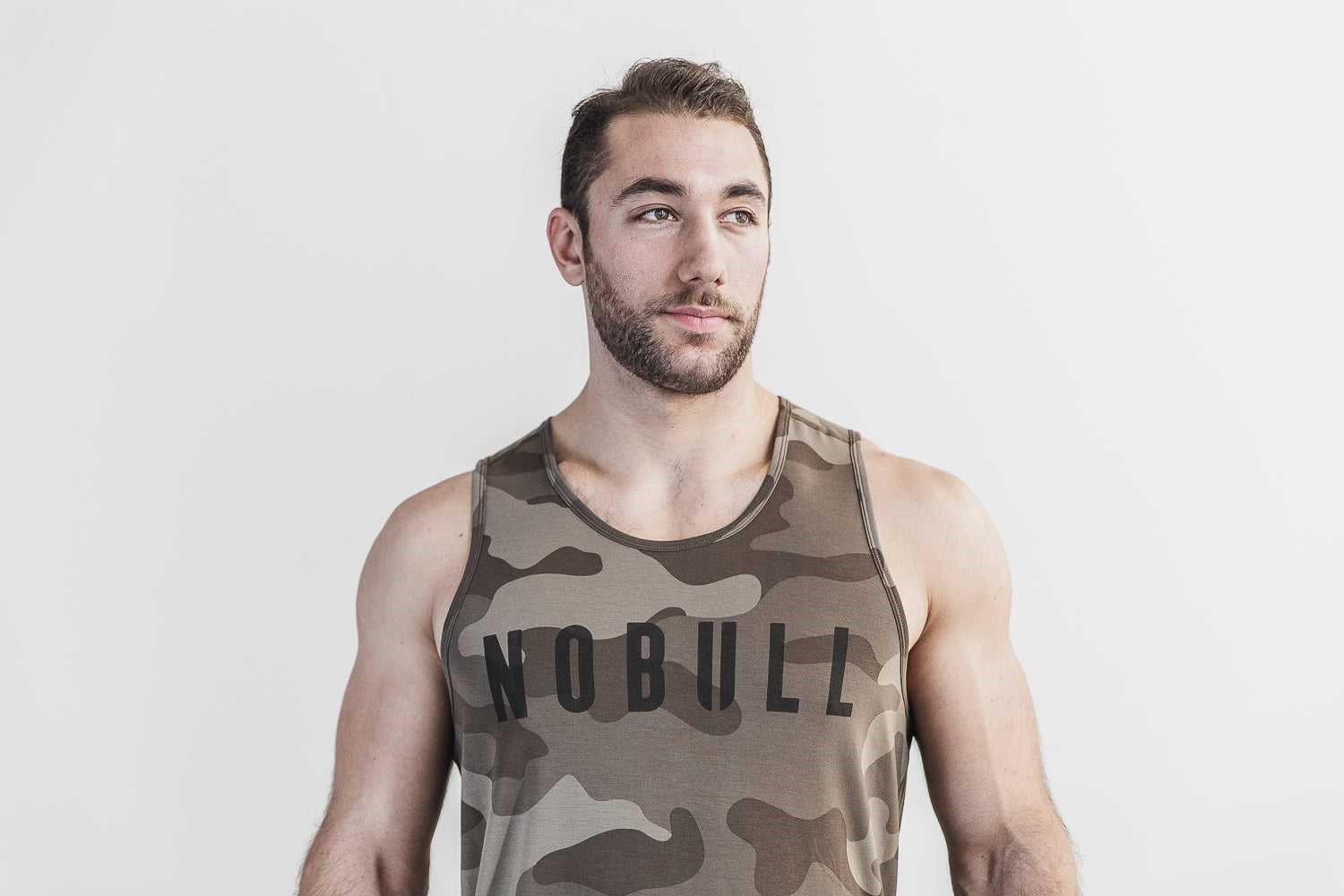 Nobull Nobull Tank (Camo) Tanks & Tees Dark Fallen Rock Camo | 3291-JSRCF