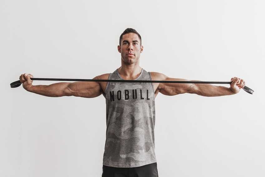 Nobull Nobull Tank (Camo) Tanks & Tees Grey Camo | 6851-KJRWP