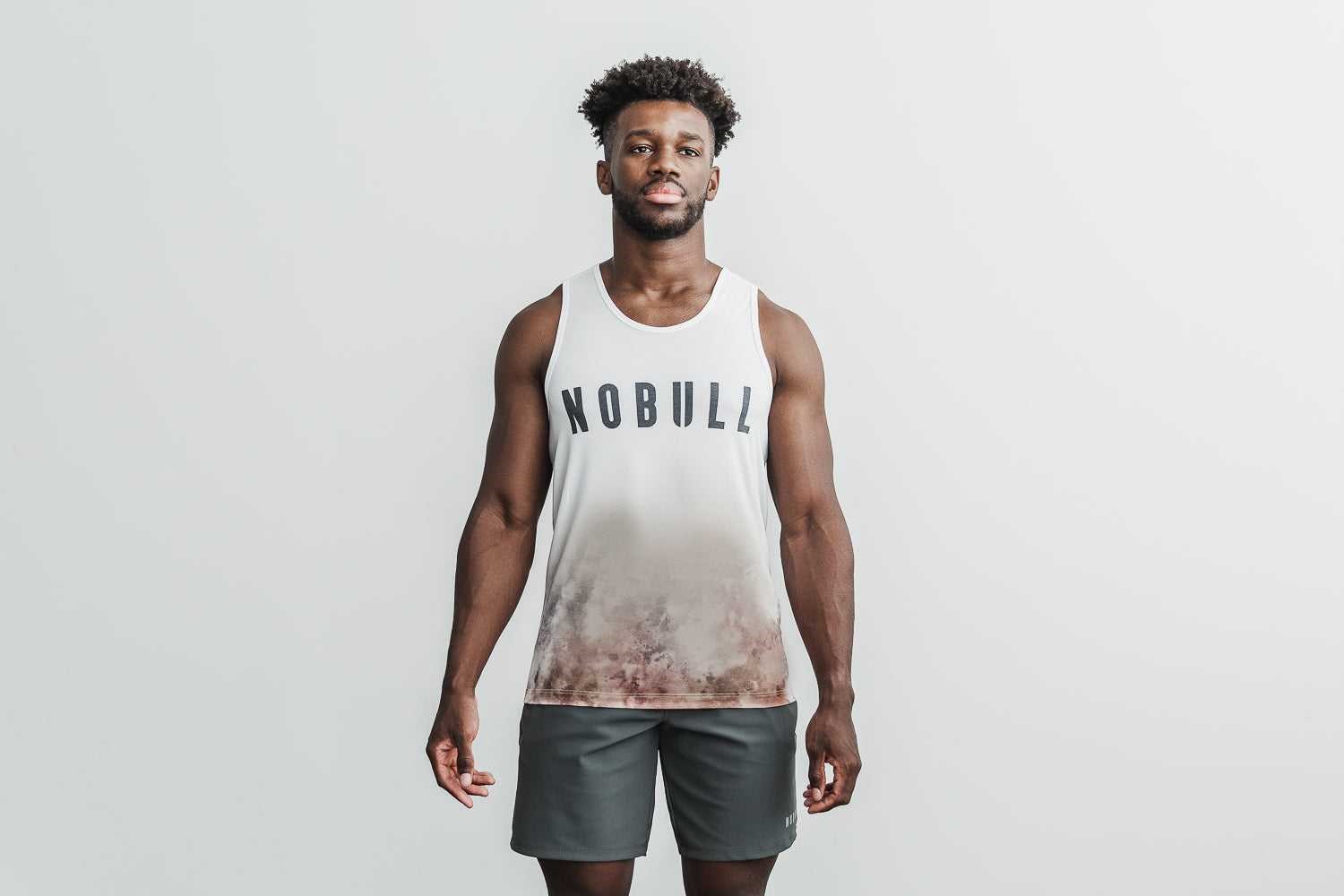 Nobull Nobull Tank (Dip-Dye) Tanks & Tees White / Toffee Dip-Dye | 2491-MDAPW