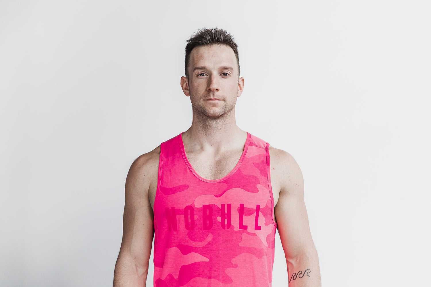 Nobull Nobull Tank (Neon Camo) Tanks & Tees Neon Pink Camo | 1372-SCVUE