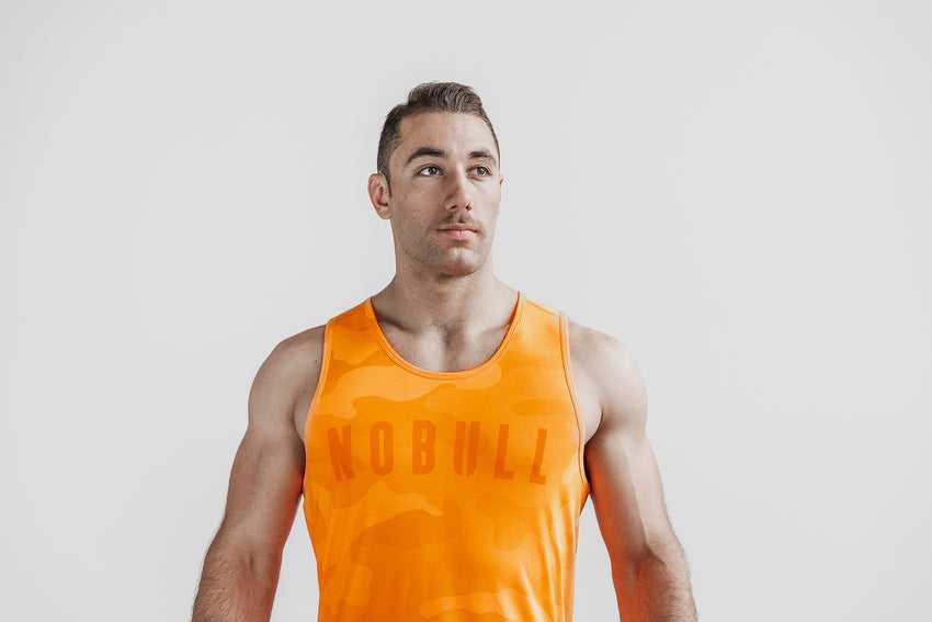 Nobull Nobull Tank (Neon Camo) Tanks & Tees Neon Orange Camo | 7861-GUATR