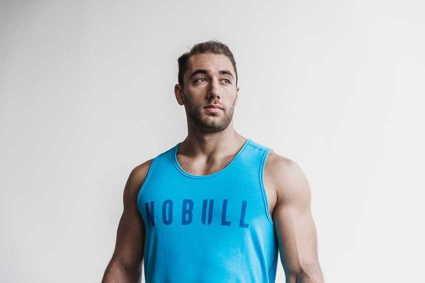 Nobull Nobull Tank (Neon) Tanks & Tees Neon Blue | 3902-IOBYX