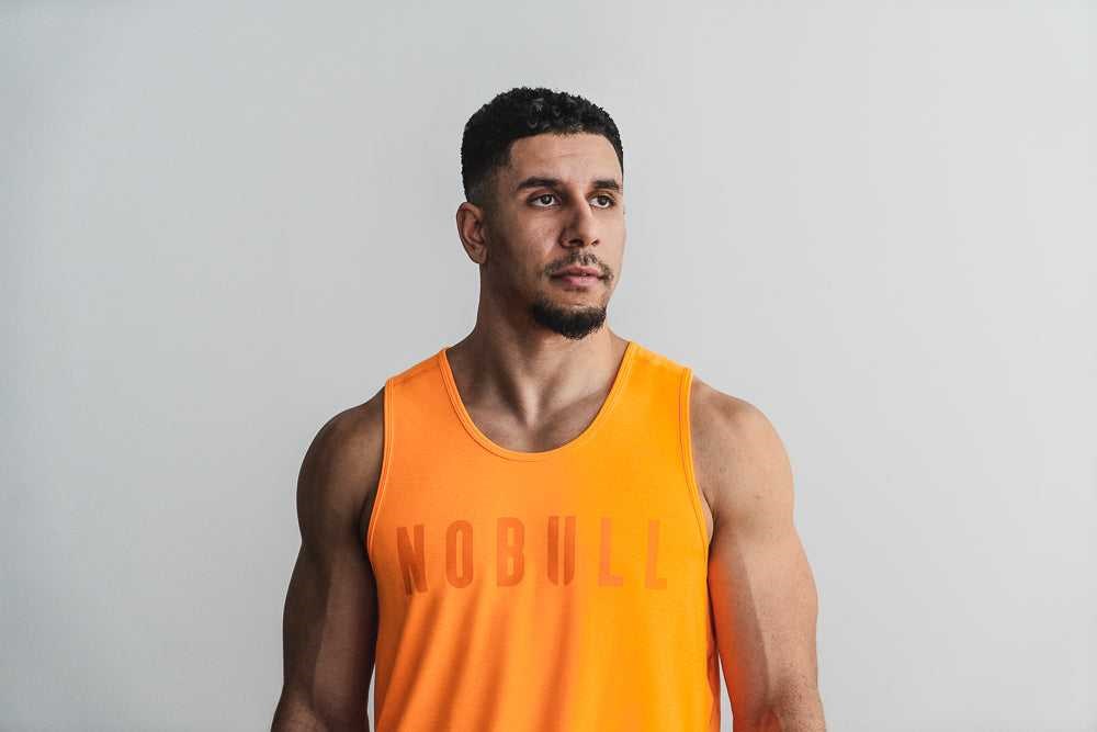 Nobull Nobull Tank (Neon) Tanks & Tees Neon Orange | 5746-SBTOY