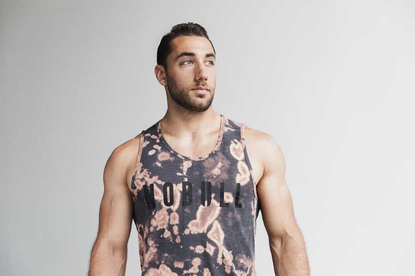 Nobull Nobull Tank (Tie-Dye) Tanks & Tees Tan / Cafe Tie-Dye | 4925-BQNSW