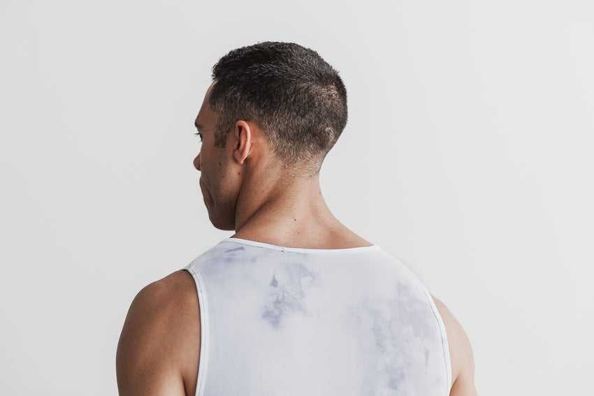 Nobull Nobull Tank (Tie-Dye) Tanks & Tees White / Cloud Tie-Dye | 8792-UQZKD