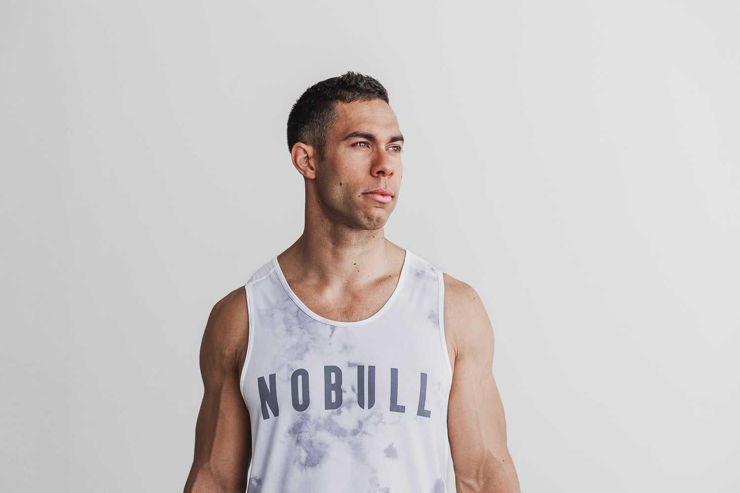 Nobull Nobull Tank (Tie-Dye) Tanks & Tees White / Cloud Tie-Dye | 8792-UQZKD