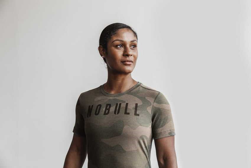 Nobull Nobull Tee (Camo) Tanks & Tees Army Green Camo | 9768-UAOKE