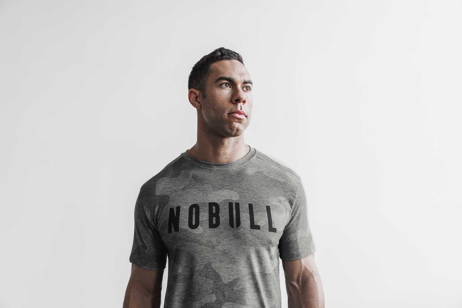 Nobull Nobull Tee (Camo) Tanks & Tees Grey Camo | 6750-YHZIL