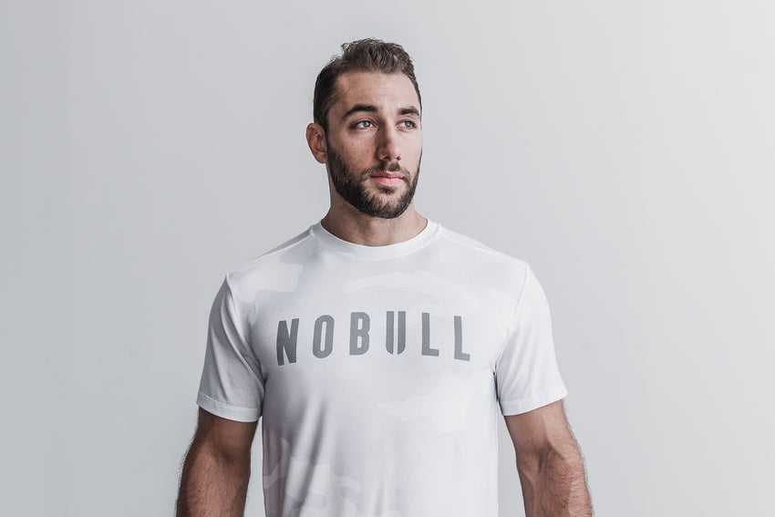 Nobull Nobull Tee (Camo) Tanks & Tees White Camo | 7496-WSXMA