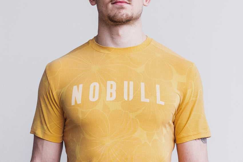 Nobull Nobull Tee (Hibiscus) Tanks & Tees Vintage Yellow Hibiscus | 9073-LREYZ