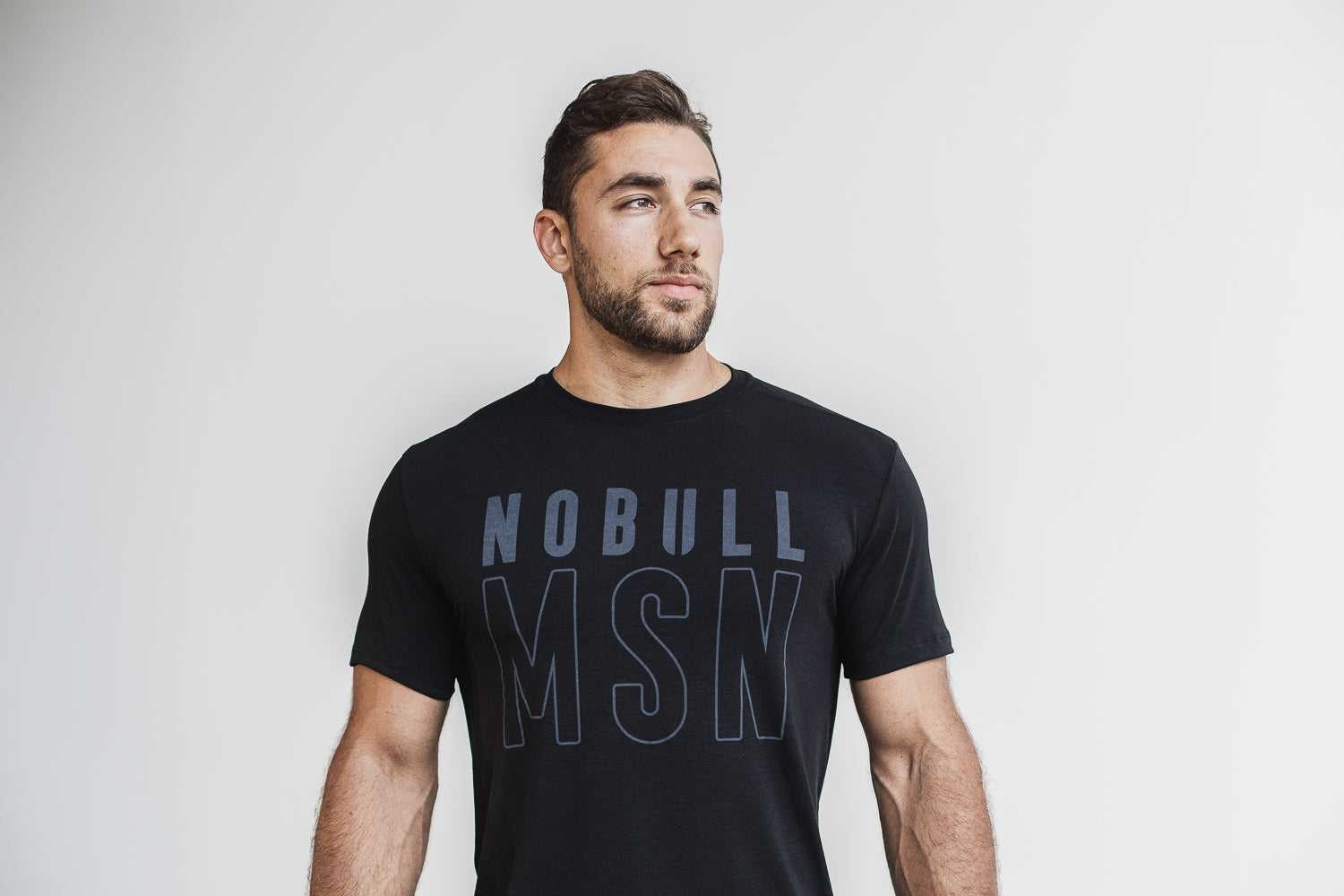 Nobull Nobull Tee (Madison) Tanks & Tees Black | 9837-JGAVW