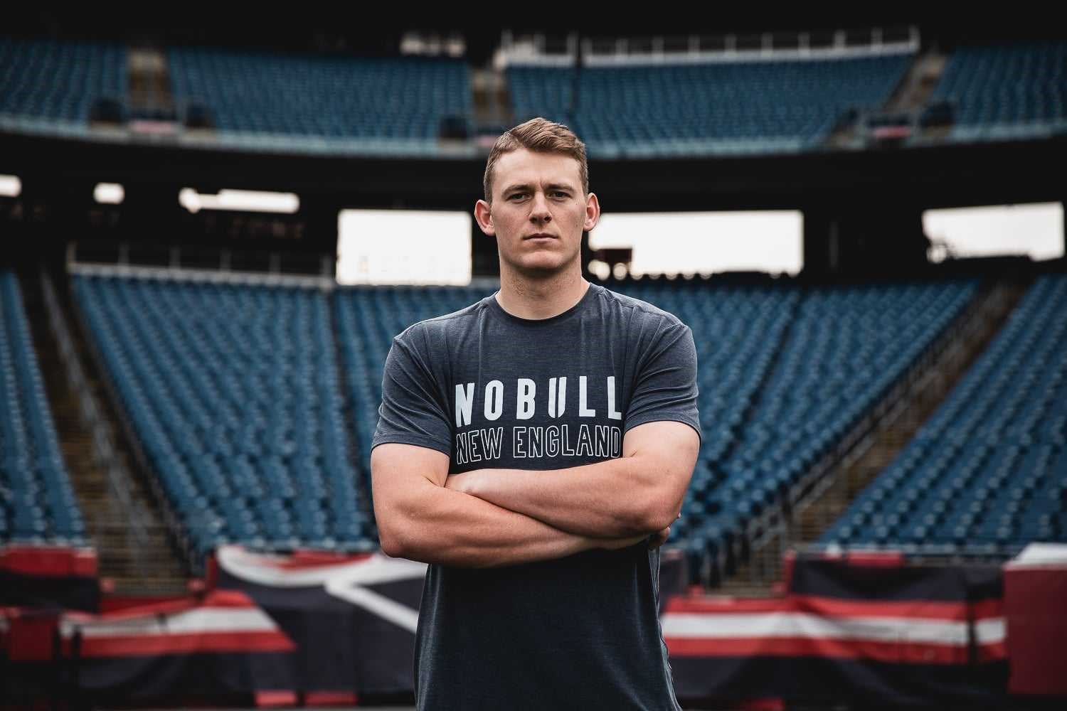 Nobull Nobull Tee (New England) Tanks & Tees Navy | 7803-QPJSC