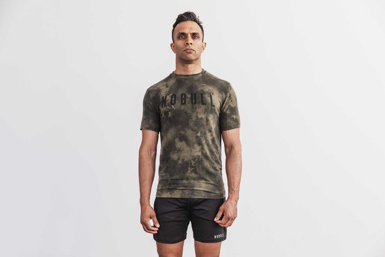 Nobull Nobull Tee (Tie-Dye) Tanks & Tees Army Green Tie-Dye | 8174-BUZIY