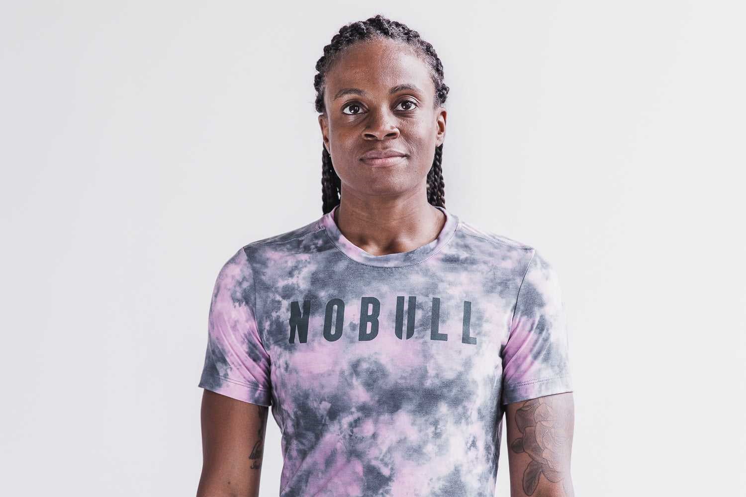 Nobull Nobull Tee (Tie-Dye) Tanks & Tees Pink / Slate Tie-Dye | 8271-YOSNU