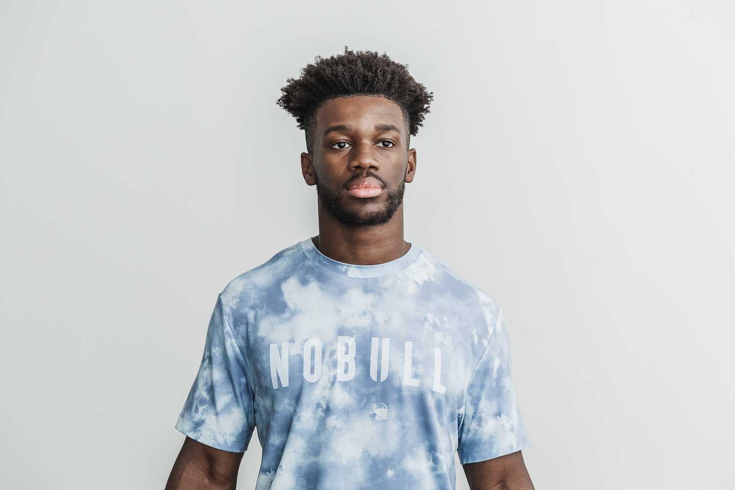 Nobull Nobull Tee (Tie-Dye) Tanks & Tees Ice Blue / Slate Tie-Dye | 9154-GAKVB