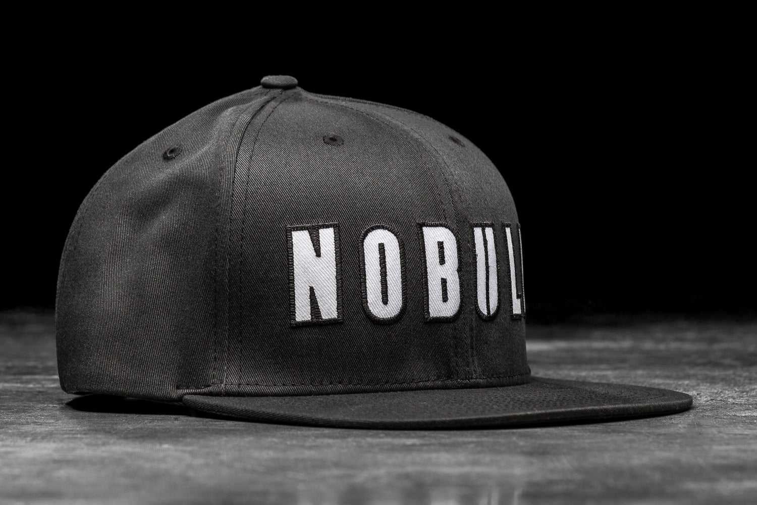 Nobull Nobull Varsity Flat-Brim Hat Hats & Hair Accessories Black | 2493-MYNEF