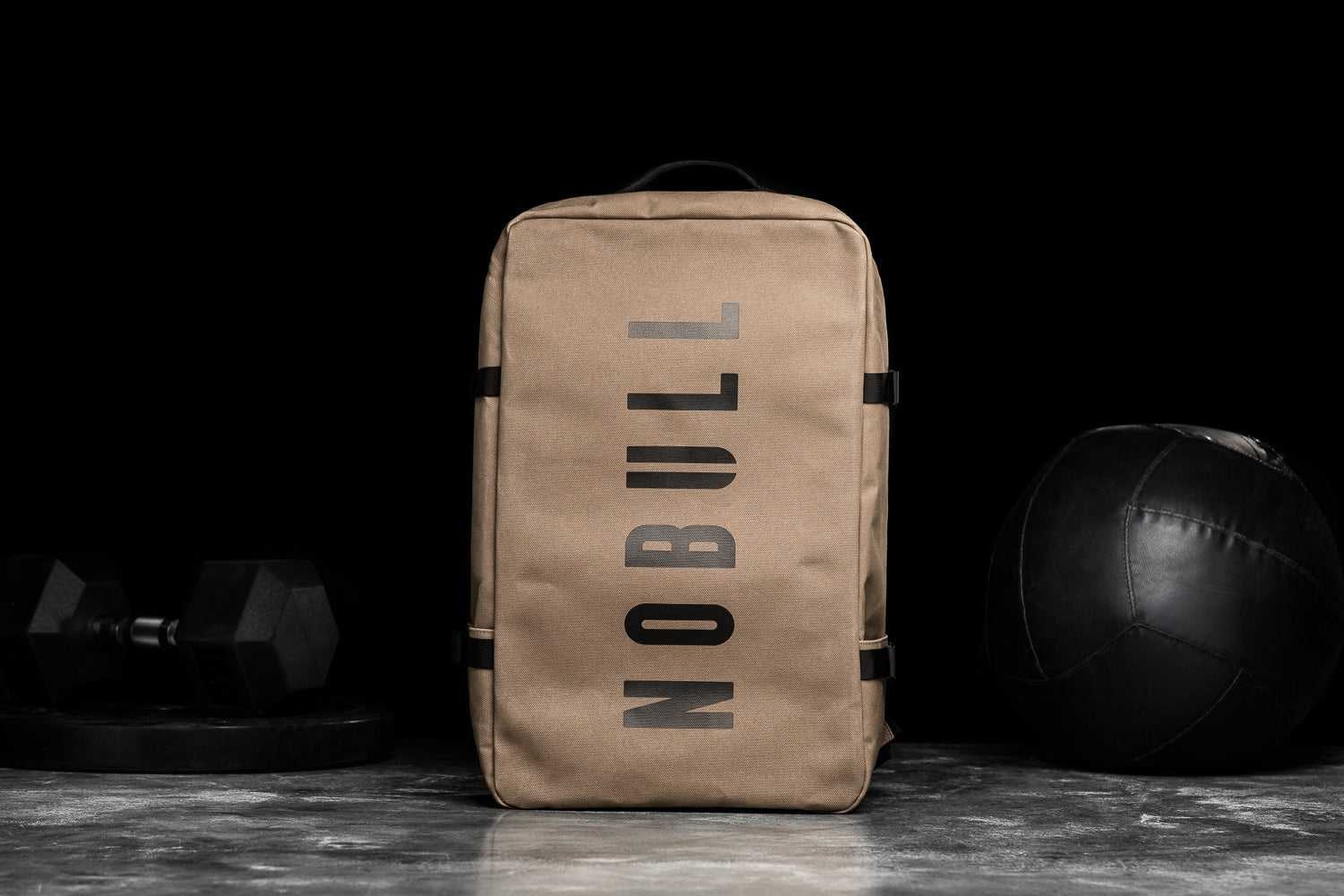 Nobull Nobull Waxed Canvas Duffleback Bags Fallen Rock | 4193-WZLQB