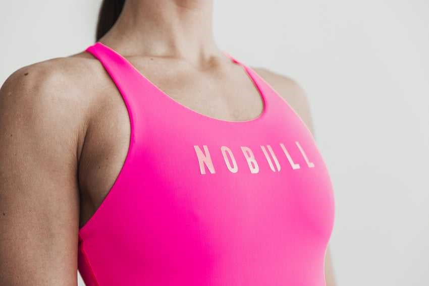 Nobull One Piece Swimsuit (Neon) Swim Neon Pink | 2019-BUTKI