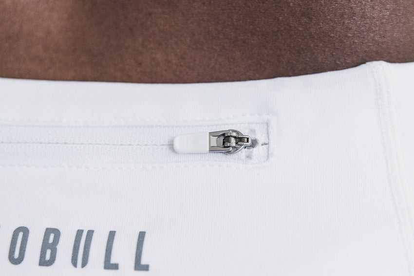 Nobull Pace Short 3 inches Bottoms White | 5601-EQBUZ