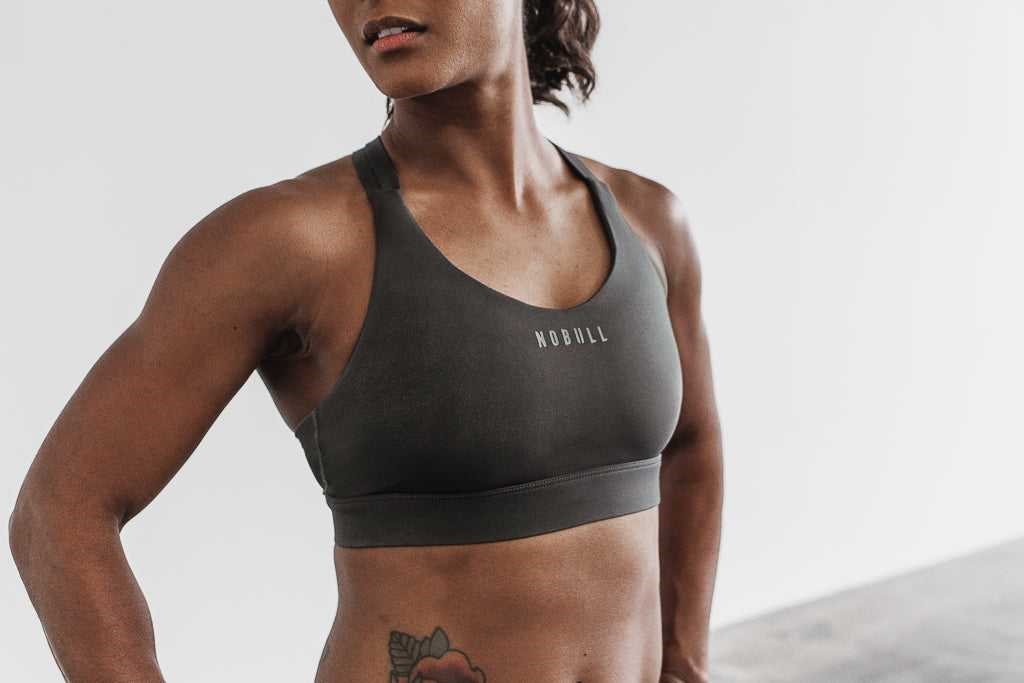 Nobull Pace Sports Bra Sports Bras Dark Shadow | 8241-THXSP