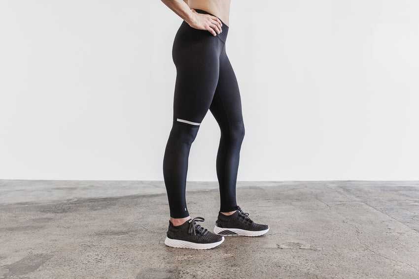 Nobull Pace Tight Bottoms Black | 5247-JEYXW