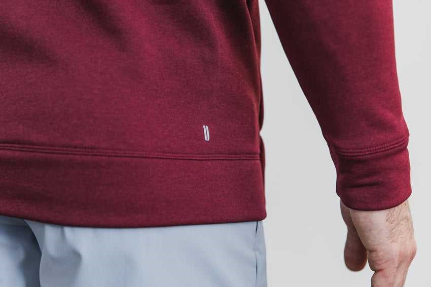 Nobull Performance Pullover Hoodie Outerwear Deep Wine | 0496-EHZBV