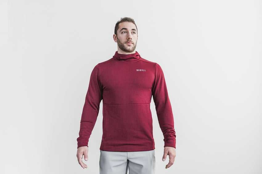 Nobull Performance Pullover Hoodie Outerwear Deep Wine | 0496-EHZBV