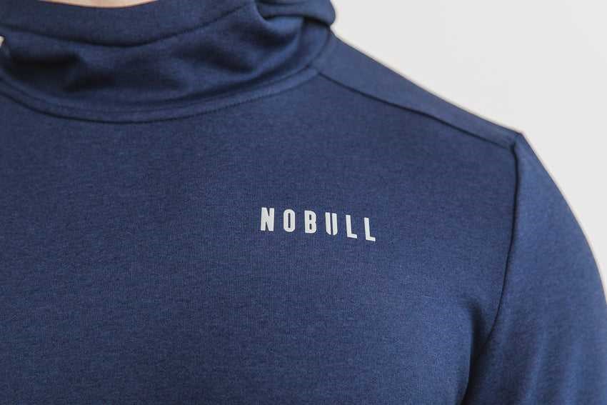 Nobull Performance Pullover Hoodie Outerwear Deep Navy | 2516-GPDAE