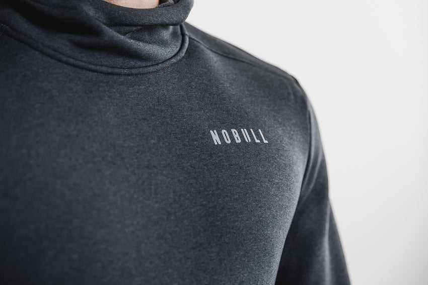 Nobull Performance Pullover Hoodie Outerwear Graphite | 7841-RLJOZ