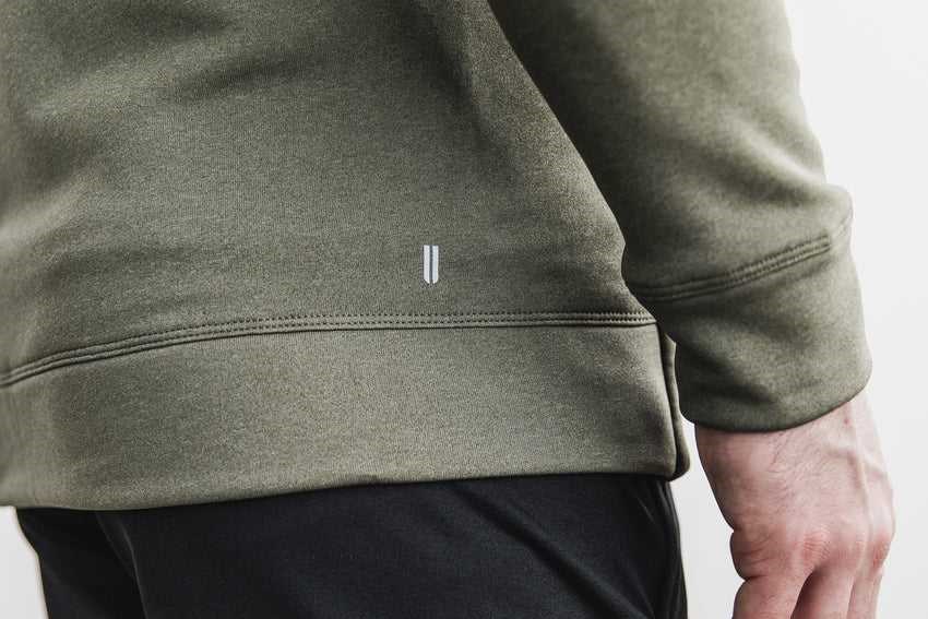 Nobull Performance Zip-Up Hoodie Outerwear Army Green | 0653-MVAYC