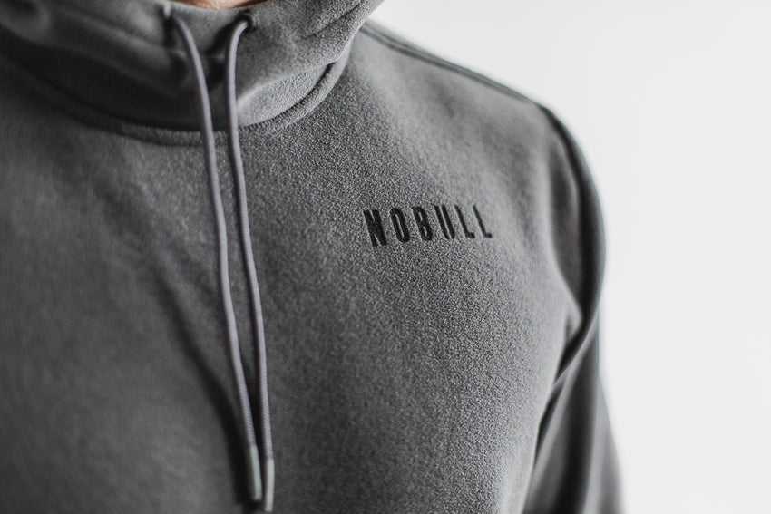 Nobull Polartec Wind Pro Arctic Pullover Hoodie Outerwear Dark Shadow | 8367-BXZLF