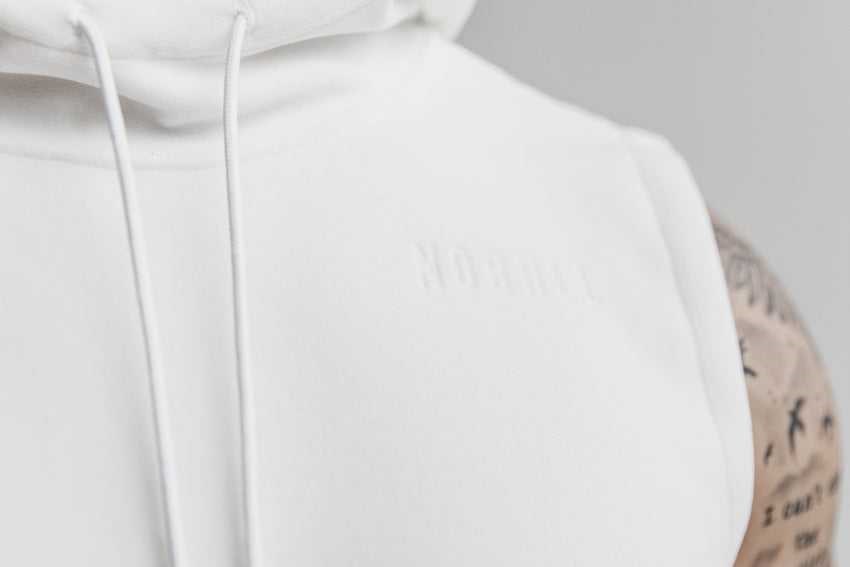 Nobull Polartec Wind Pro Arctic Sleeveless Pullover Outerwear White | 8231-MTVFN