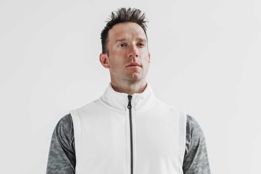 Nobull Polartec Wind Pro Arctic Vest Outerwear White | 9810-AXBMH